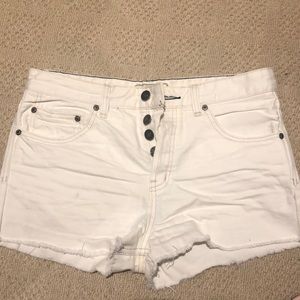 Free people white shorts